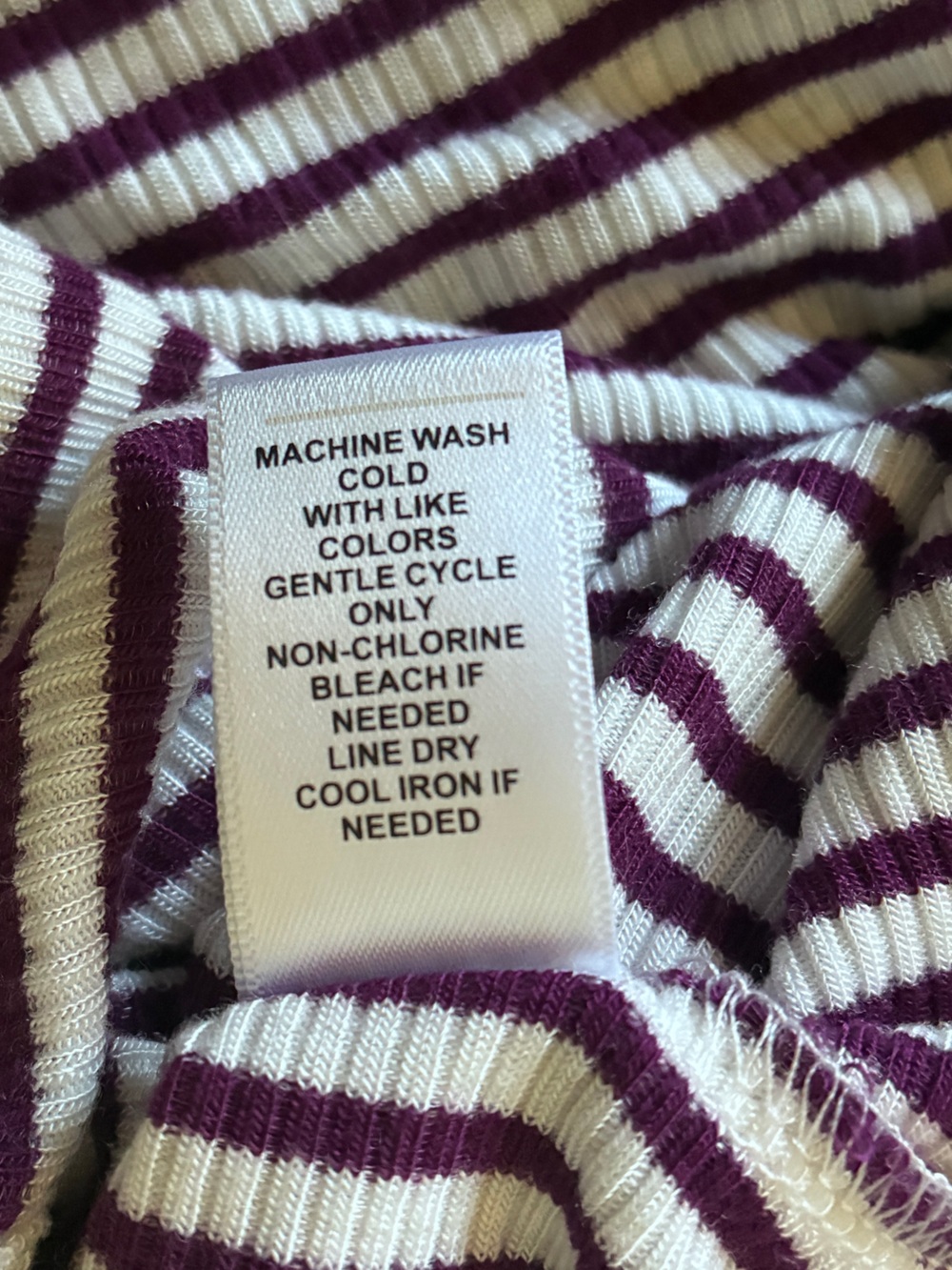 Cato Burgundy White Striped Scoop Neck Top Sz XL - Picture 7 of 7